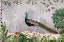 Jeweled Peacock Wallpaper