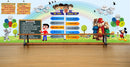 Kids Learning Nursery Wallpaper