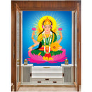 Sitting Laxmi Self Adhesive Sticker Poster