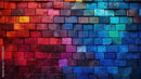 Lighting Brick Wallpaper
