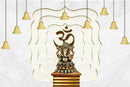 Lord Ganpati Ji Pooja Room Wallpaper