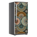 Circle Mandala Art Self Adhesive Sticker For Refrigerator