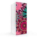 Mandala Floral Art Self Adhesive Sticker For Refrigerator