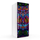 Beautiful Owl Art Self Adhesive Sticker For Refrigerator