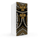 Black Shaded Art Self Adhesive Sticker For Refrigerator