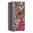 Mandala Flower Art Self Adhesive Sticker For Refrigerator