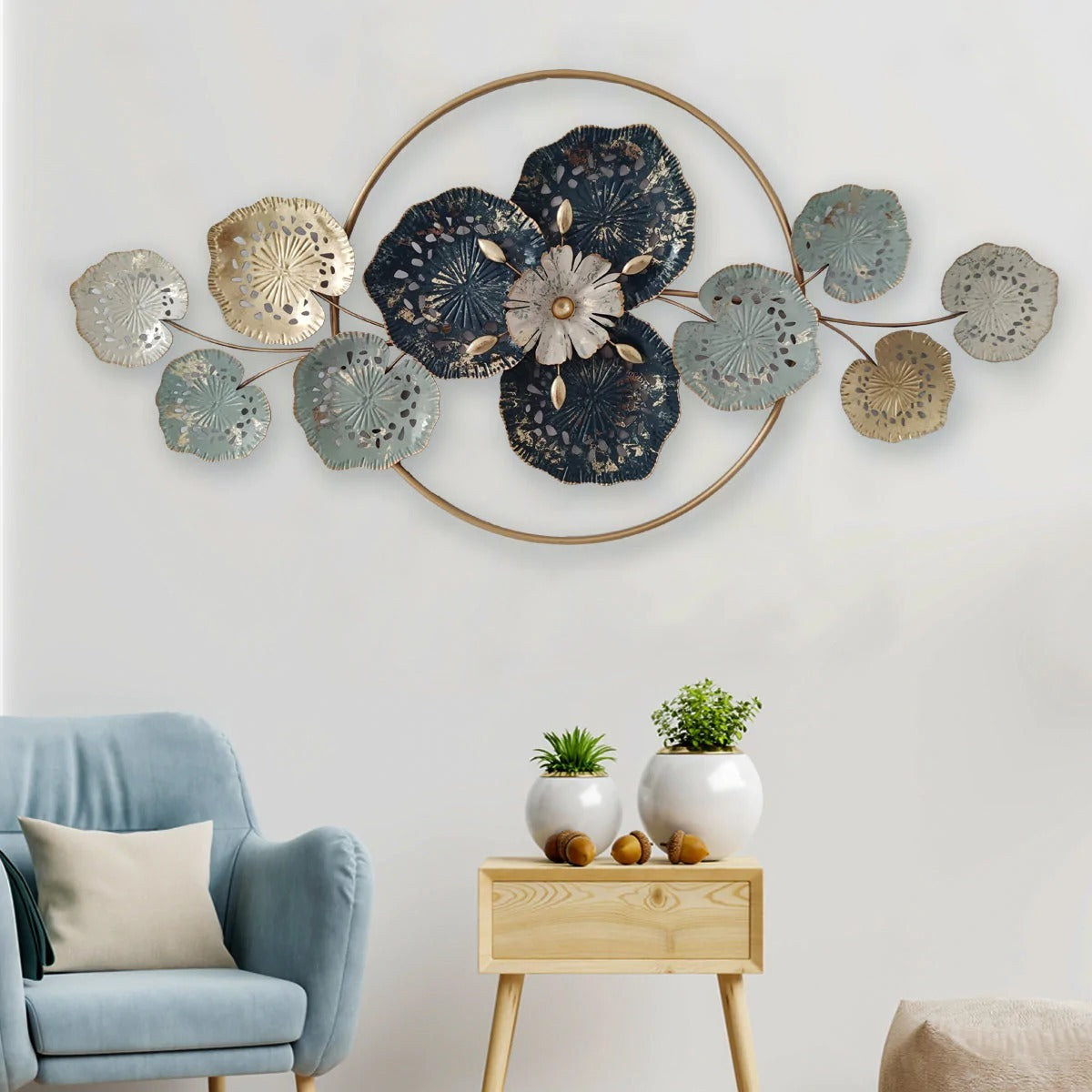 Flora With Leaves Wall Art