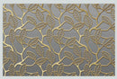 Metal Leaves With Grey Background wallpaper for wall