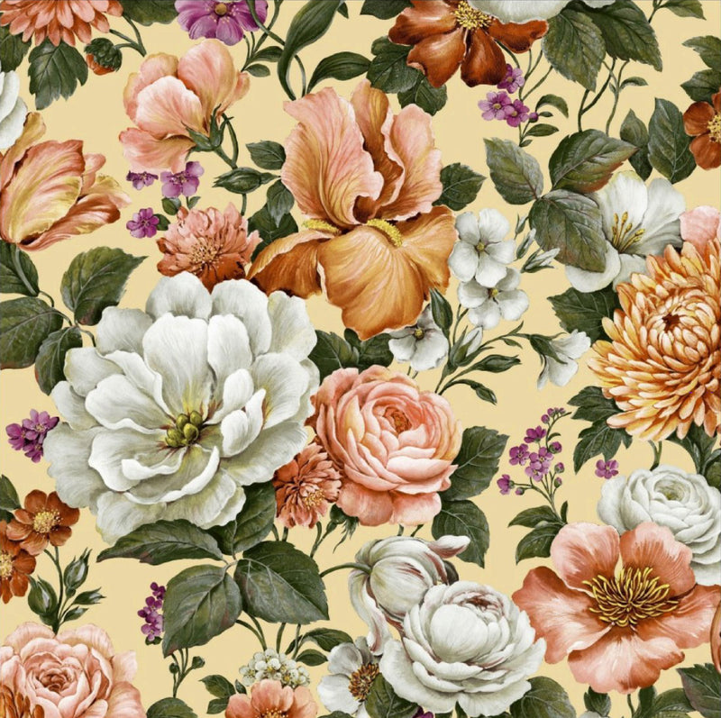 Lakshadweep Blooming Floral Wallpaper