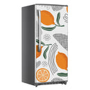 Orange Fruit Art Self Adhesive Sticker For Refrigerator