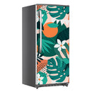 Green Leafs Art Self Adhesive Sticker For Refrigerator