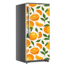 Oranges Slices Art Self Adhesive Sticker For Refrigerator