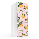Fruit With Leafs Art Self Adhesive Sticker For Refrigerator
