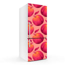 Red Apple Art Self Adhesive Sticker For Refrigerator