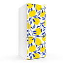 Yellow Lemon Art Self Adhesive Sticker For Refrigerator