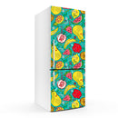 Mix Fruits Art Self Adhesive Sticker For Refrigerator