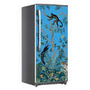 Monkey On Tree Art Self Adhesive Sticker For Refrigerator