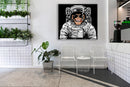 Monkey Space Black White Art