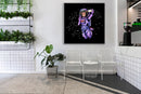 Monkey Space Selfie Purple Art