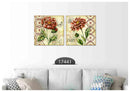 Beautiful Flower Art, Set Of 2