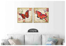 Butterfly Postal Art, Set Of 2
