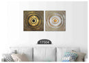 Golden Circle Art, Set Of 2