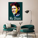 M S Dhoni Wall Art