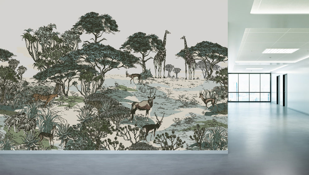 Animal Forest Murals Wallpaper