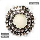 Artistic sunflower designer metal mirror