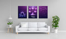 Libra Zodiac Sign Art, Set Of 3