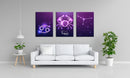 Cancer Zodiac Sign Art, Set Of 3