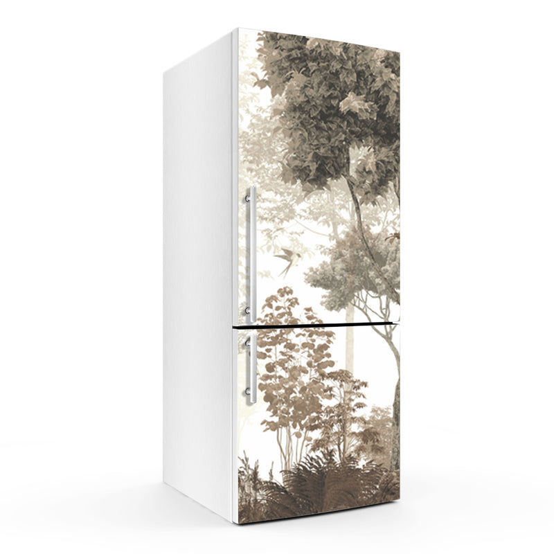Trees In Shade Art Self Adhesive Sticker For Refrigerator