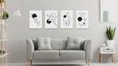 Minimal Geometric Design Wall Art, Set Of 4