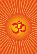 Om Rays Self Adhesive Sticker Poster