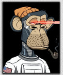 Monkey Red Beam Art