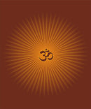 Om Art Characters Self Adhesive Sticker Poster