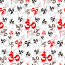 Om Art In Sanskrit Letters Self Adhesive Sticker Poster