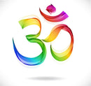 Om In Colour Shade Self Adhesive Sticker Poster
