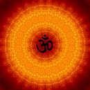 Om In Mandala Art Self Adhesive Sticker Poster