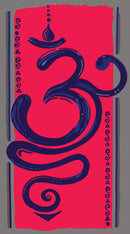 Om Graphic Art Self Adhesive Sticker Poster