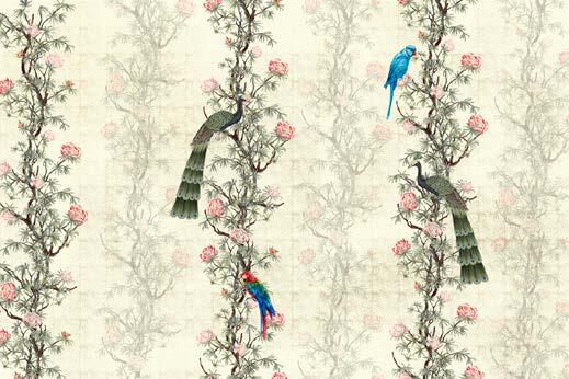 Olive Orchard Chinoiserie Wallpaper