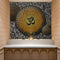 Om The Eternal Sound Of Universe Pooja Room Wallpaper