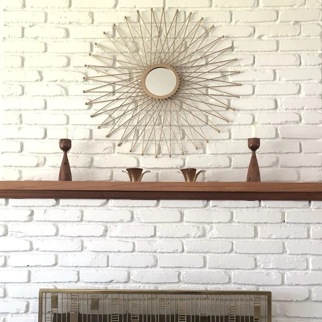 Triangular Spikes Wall Mirror