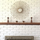 Triangular Spikes Wall Mirror
