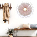 Floral Mandala Peel Wall Mirror