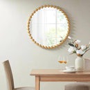 Engraved Circular Balls Wall Mirror