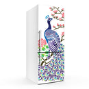 Peacocks Art Self Adhesive Sticker For Refrigerator