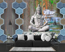 Lord Shiva Waterfall Wallpaper