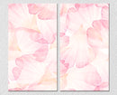 Light Layered Petals Wall Art, Set Of 2