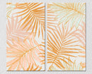 Palm Leaves Wall Art, Set Of 2